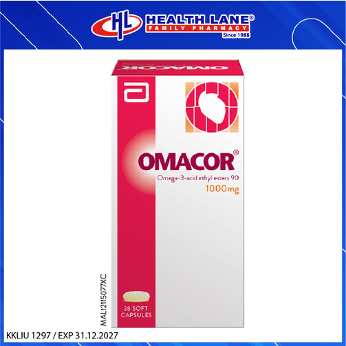 OMACOR CAPSULES (OMEGA 3 FATTY ACID) OMACOR CAPSULES (OMEGA 3 FATTY ACID)