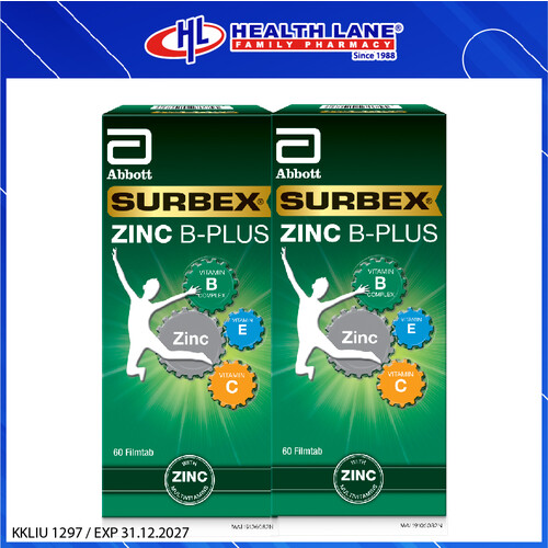 ABBOTT SURBEX ZINC (60'SX2)