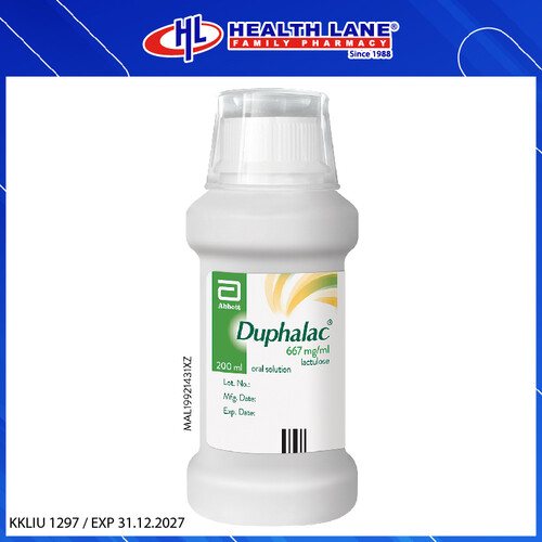 DUPHALAC (LACTULOSE) 200ML