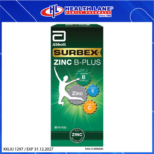 ABBOTT SURBEX ZINC (30'S)