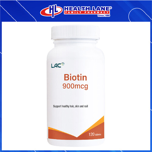 LAC BIOTIN 900MCG (120'S)