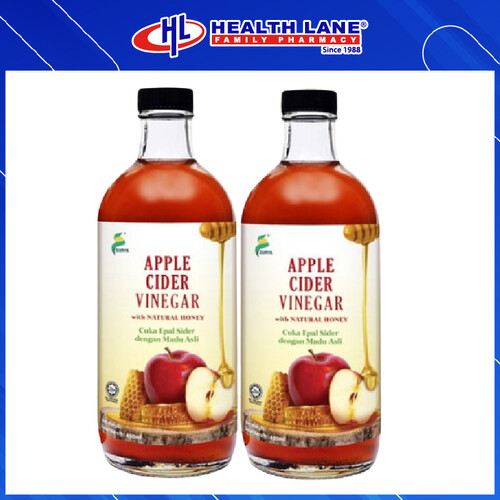 SURYA APPLE CIDER VINEGAR (450ML X 2 + FOC)