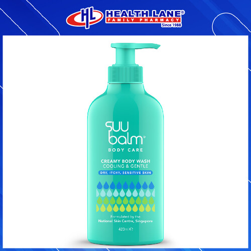 Suu Balm Dual Cooling Moisturising Cream Body Wash 420ml