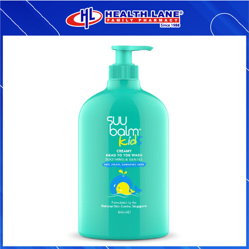 SUU BALMKIDS DUAL SOOTHING & MOISTURING SOAP SATU BODY (840ML)