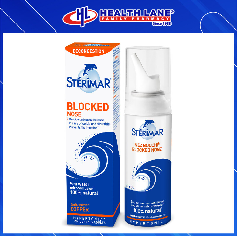 STERIMAR BLOCKED NOSE HYPERTONIC (100ML) 