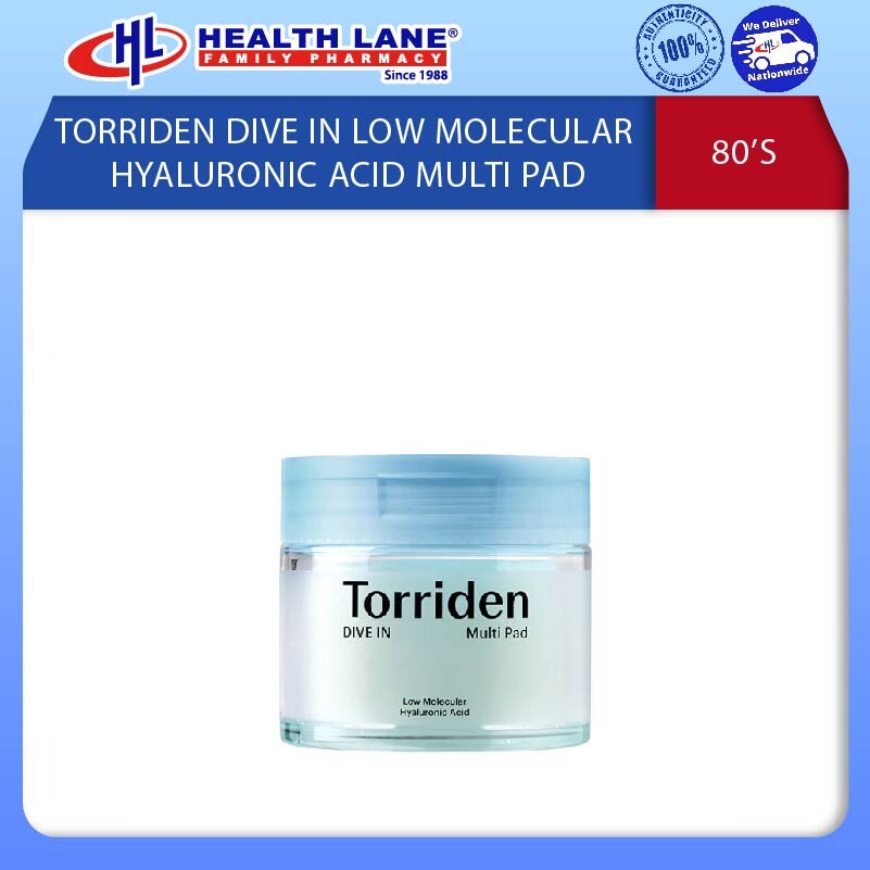 TORRIDEN DIVE IN LOW MOLECULAR HYALURONIC ACID PADs 80'S