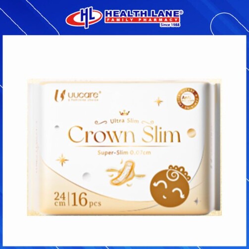 UUCARE CROWN SLIM DAY 240MM 16's