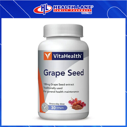 VITAHEALTH GRAPE SEED SOFTGEL 30'S