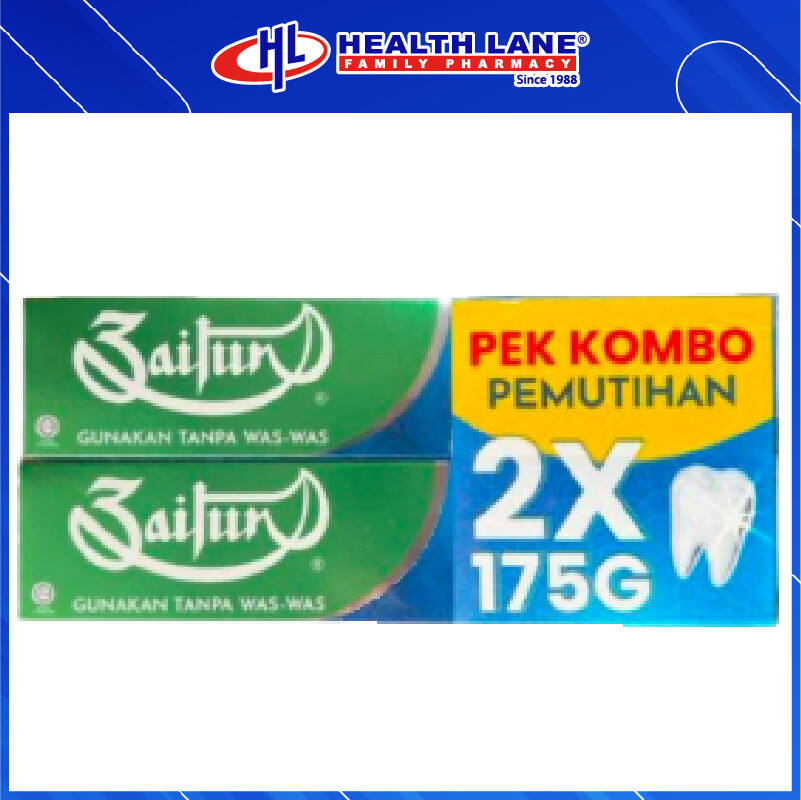 ZAITUN WHITENING TOOTHPASTE VALUE PACK 175G X 2