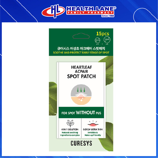 CURESYS HEARTLEAF ACPAIR SPOT PATCH 15'S