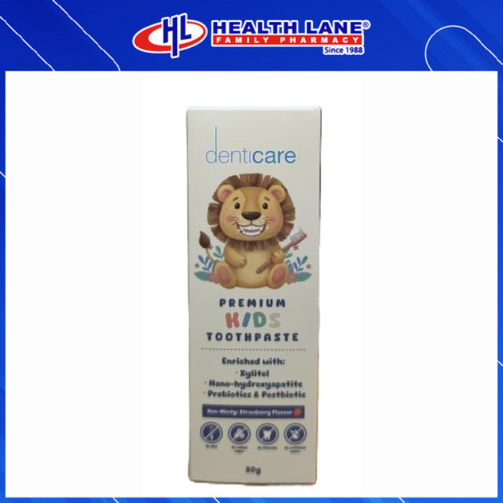 HLP DENTICARE PREMIUM KIDS TOOTHPASTE (STRAWBERRY) 50G     