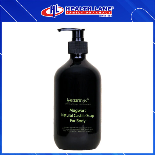 HERBBIES NATURAL CASTILE SOAP FOR BODY 500ML