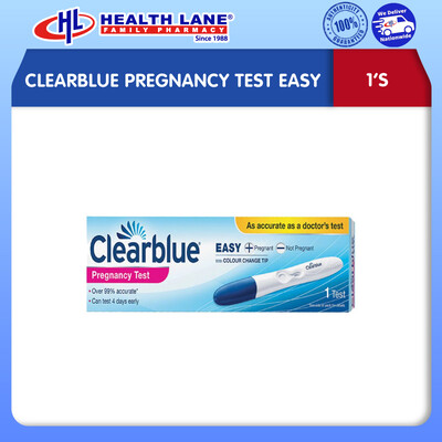 CLEARBLUE PREGNANCY TEST EASY 1'S