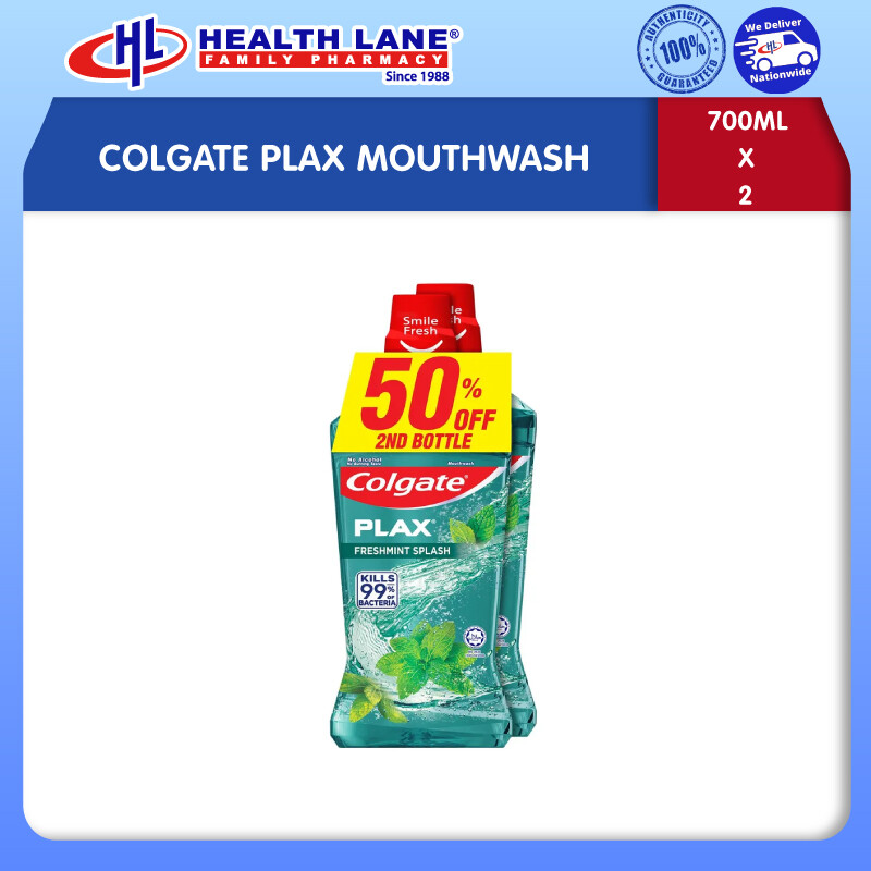 COLGATE PLAX FRESHPUDINASABUN MULUT VALUEPACK 750MLx2