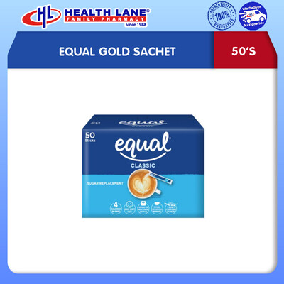 EQUAL GOLD SACHET (50'S)