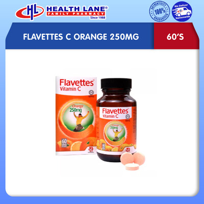 FLAVETTES C OREN 250MG (60'S)