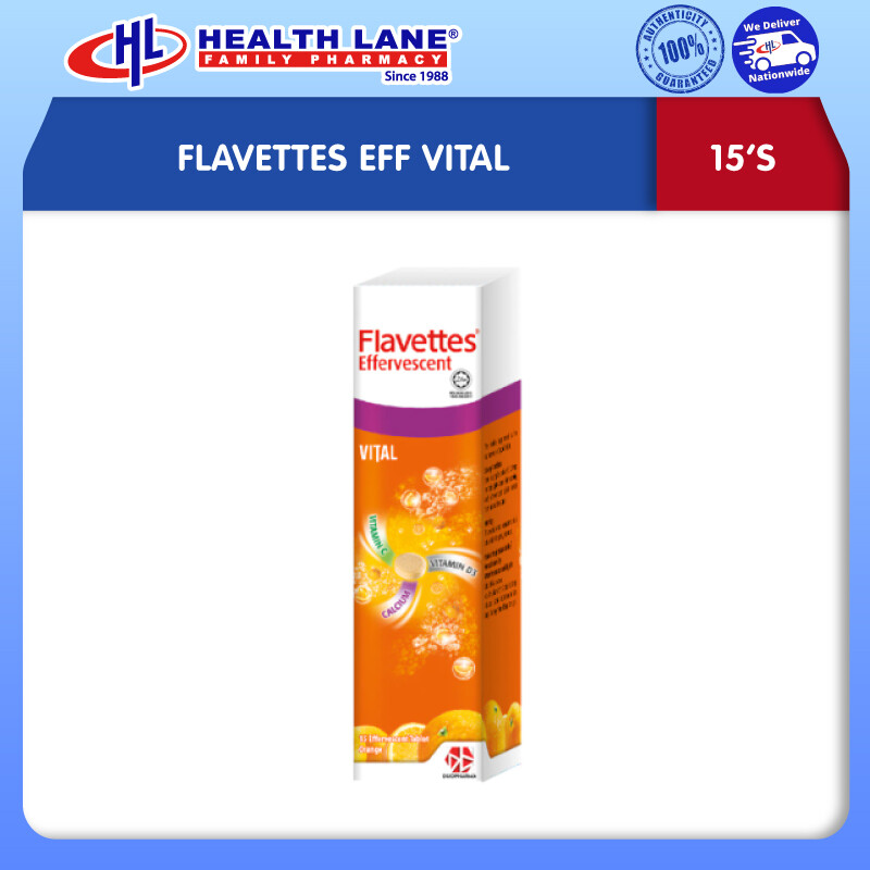 FLAVETTES EFF VITAL (15'S)