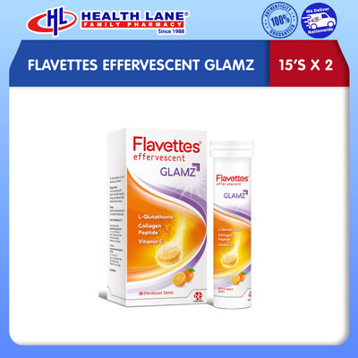 FLAVETTES EFFERVESCENT GLAMZ 15'S X 2