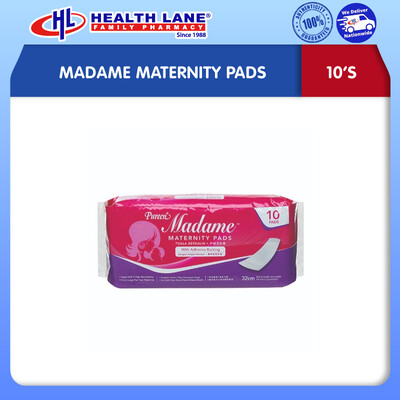 MADAME MATERNITY PADS 10'S
