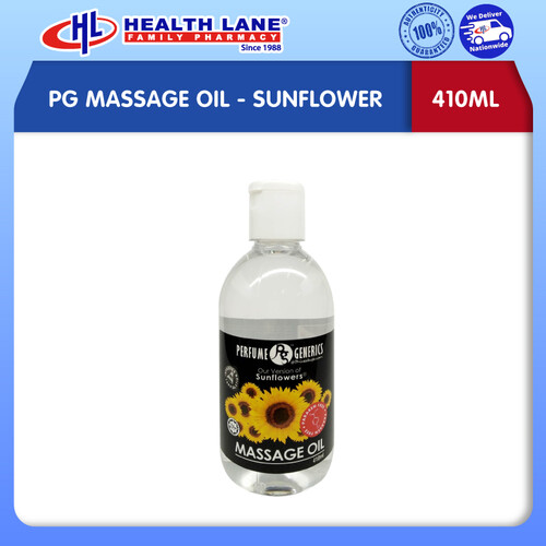PG MASSAGE OIL- SUNFLOWER (410ML) Health Lane eStore Malaysia