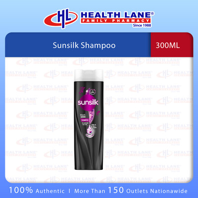 SUNSILK STUNNING BLACK SHINE SHAMPOO (300ML)