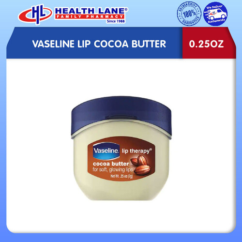 VASELINE LIP COCOA BUTTER 0.25OZ
