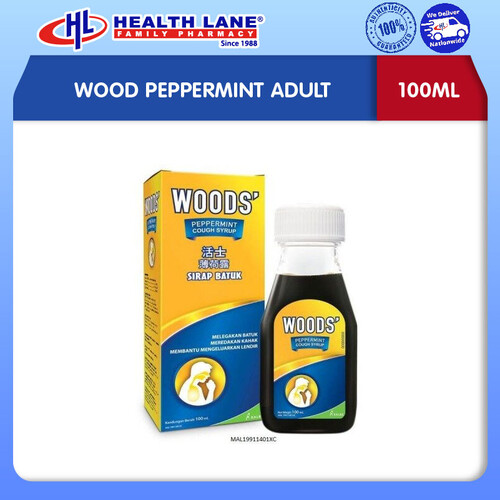 WOODS PEPPERMINTADULT 100ML