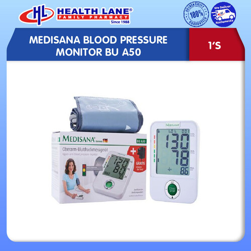 MEDISANA BLOOD PRESSURE MONITOR BU A50