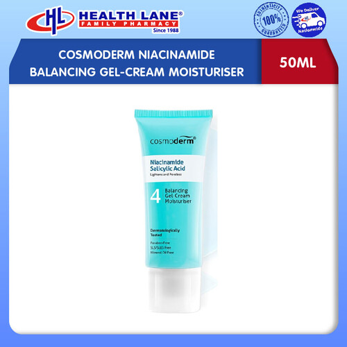 COSMODERM NIACINAMIDE BALANCING GEL-CREAM MOISTURISING 50ML
