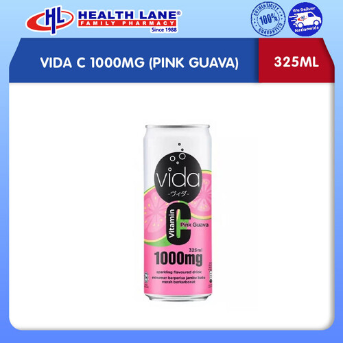 VIDA C 1000MG (PINK GUAVA) 325ML
