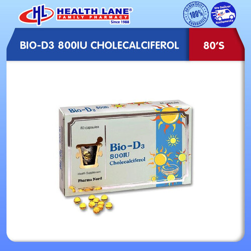 BIO-D3 800IU CHOLECALCIFEROL (80'S)