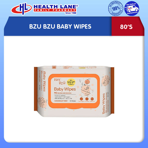 BZU BZU BABY WET TISSUE 80'S