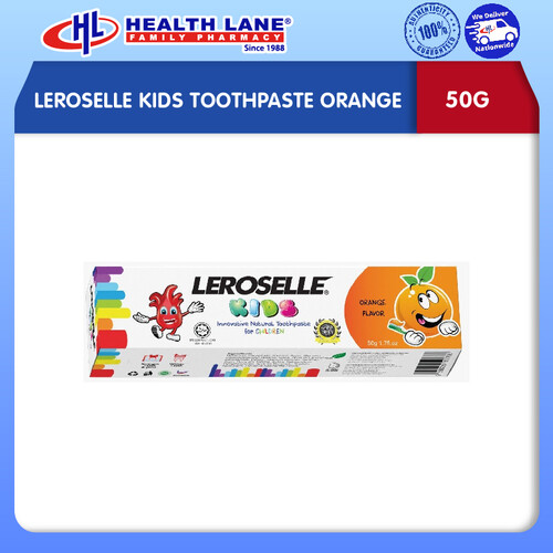 LEROSELLEKIDS TOOTHPASTE ORANGE (50G)