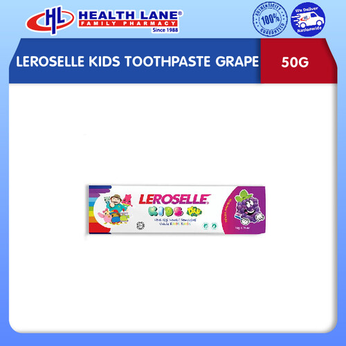 LEROSELLEKIDS TOOTHPASTE GRAPE (50G)