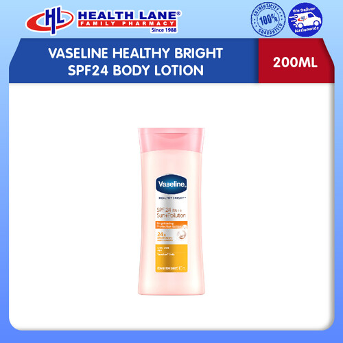 VASELINE BODY LOTION HEALTHY BRIGHT SPF30 GLUTA E 220ML