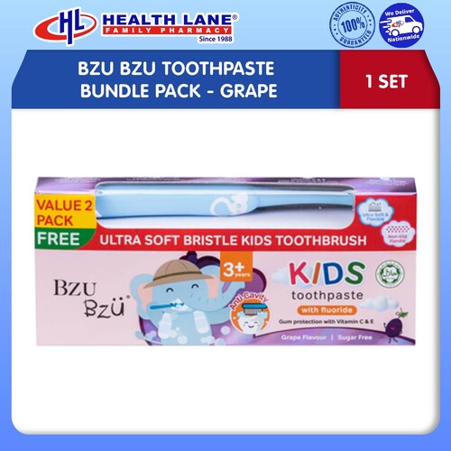 BZU BZU TOOTHPASTE BUNDLE PACK - GRAPE