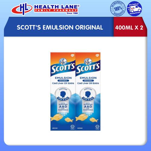 SCOTT'S EMULSION ORIGINAL (400MLx2)