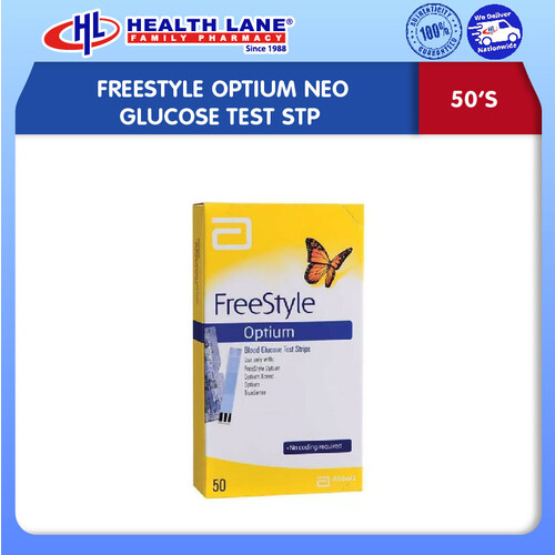 FREESTYLE OPTIUM NEO GLUCOSE TEST STP 50'S