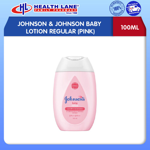 JOHNSON & JOHNSON BABY LOTION REGULAR (PINK) (100ML)