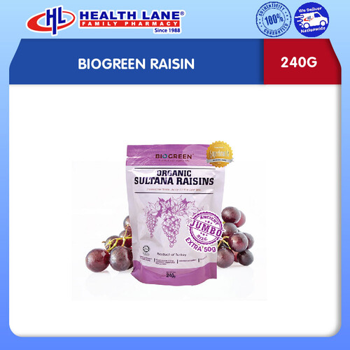 BIOGREEN RAISIN (240G)