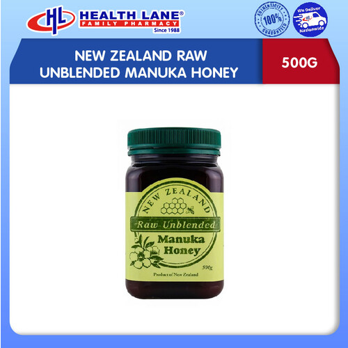New Zealand Raw Unblended Manuka Honey 500G