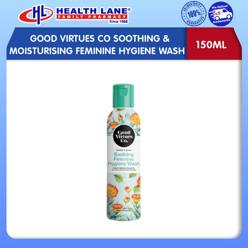 GOOD VIRTUES CO SOOTHING & MOISTURISING FEMININE HYGIENE SOAP (150ML)