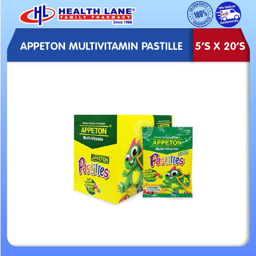 APPETON MULTIVITAMIN PASTILLE 5'Sx20 SACHET