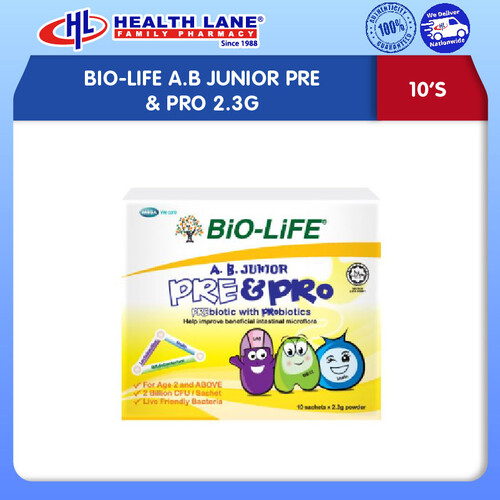 BIO-LIFE A.B JUNIOR PRE & PRO 2.3G (10'S)