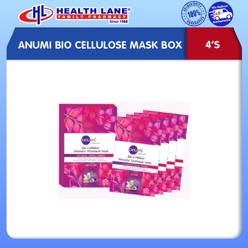 ANUMI BIO CELLULOSE MASK BOX (4'S)