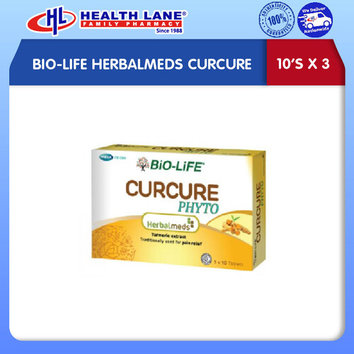 BIO-LIFE HERBMEDS CURCURE (10'Sx3)