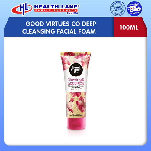 GOOD VIRTUES CO DEEP CLEANSING FACIAL FOAM (100ML)