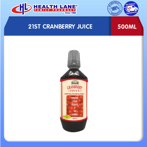 21ST CRANBERRY JUICE (500ML)