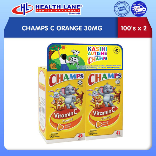 CHAMPS C ORANGE 30MG (100'Sx2)