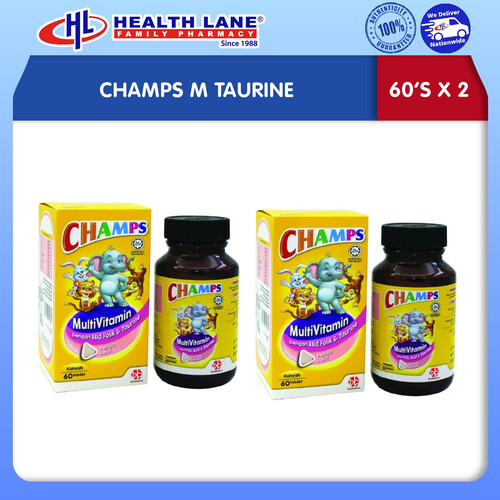 CHAMPS M TAURINE (60'Sx2)